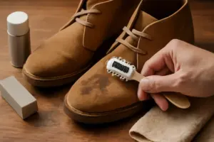 Scarpe scamosciate sporche: il segreto per rimuovere le macchie ostinate senza danni