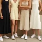 Quali scarpe da ginnastica indossare con abiti estivi? Le combinazioni chic più efficaci