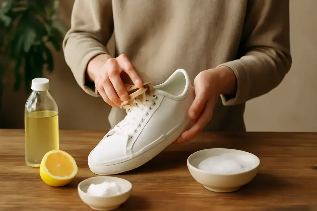 Pulizia delle sneakers bianche: soluzione naturale per risultati inaspettati