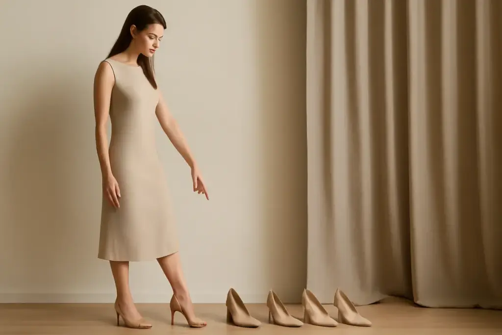 Scarpe nude: come scegliere la tonalità giusta per sembrare più alta