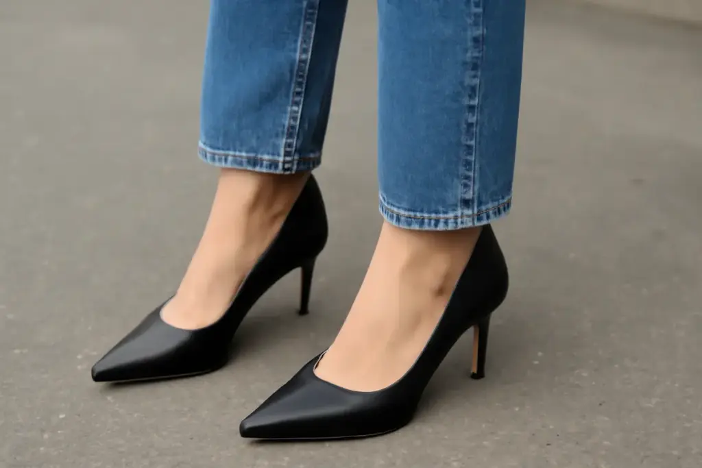 Decolleté e jeans: il dettaglio che molte trascurano per un look sempre attuale