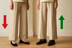 Ballerine o mocassini sotto i pantaloni a palazzo? L’errore che appiattisce la figura