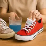 Scarpe di tessuto sbiadite: il procedimento giusto per ravvivare i colori senza rischi