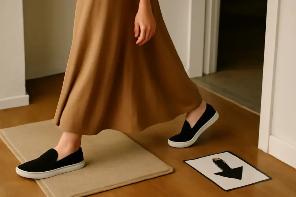 Slip-on e vestiti lunghi: il trucco degli stylist per non commettere passi falsi