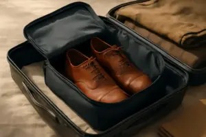 Borse per scarpe durante i viaggi: la soluzione anti piega che salva forma e freschezza
