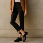 Scarpe stringate donna e pantaloni cropped: l’abbinamento che allunga la gamba