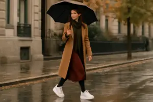 Come abbinare sneakers platform in autunno? I consigli facili che slanciano anche sotto la pioggia