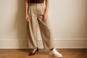 Décolleté o sneakers? Scopri quale calzatura valorizza davvero i tuoi pantaloni larghi
